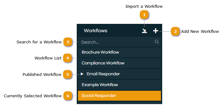 Create or Import a Workflow