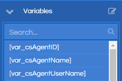 4. Variables List